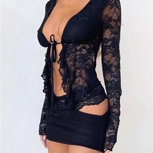 Black 2 piece outfit